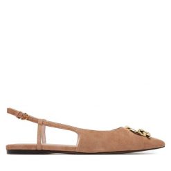 Baleriny Coccinelle. Brązowe balerinki damskie Coccinelle, bez wzorów. Za 549.99 zł.