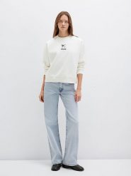 MAVI Bluza w kolorze białym rozmiar: S. Białe bluzy damskie Mavi, s, bez wzorów, bez kaptura. Za 144.95 zł.