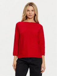 Tatuum Sweter Perlo T2424.090B Czerwony Regular Fit. Czerwone swetry klasyczne damskie TATUUM, xl, z syntetyku, bez kołnierzyka. Za 169.99 zł.