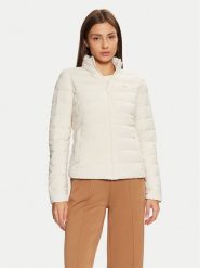 Guess Kurtka puchowa V4YL04 WF3X0 Écru Regular Fit. Kurtki damskie Guess, xs, z aplikacjami, z puchu, bez kaptura. Za 509.99 zł.