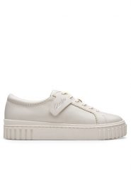 Clarks Sneakersy Mayhill Walk 26177817 Biały. Białe obuwie sportowe damskie Clarks, ze skóry, bez zapięcia. Za 379.99 zł.