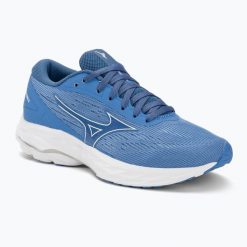 Buty do biegania damskie Mizuno Wave Ultima 15. Białe obuwie sportowe damskie Mizuno, bez zapięcia, do biegania, mizuno wave. Za 409.99 zł.
