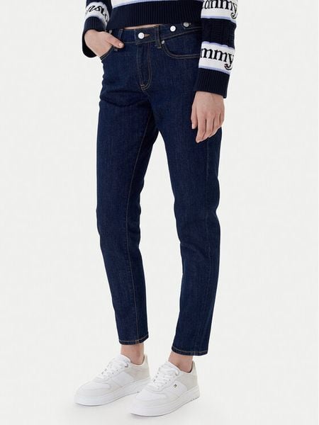 Tommy Jeans Jeansy Lucy DW0DW22432 Granatowy Slim Fit. Niebieskie jeansy damskie Tommy Jeans. Za 449.99 zł.