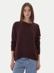Kontatto Sweter 3M0808C Brązowy Relaxed Fit. Brązowe swetry klasyczne damskie Kontatto, m, z syntetyku, bez kołnierzyka. Za 259.99 zł.