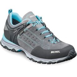 Buty trekkingowe damskie Meindl Ontario Gore-Tex. Niebieskie obuwie trekkingowe damskie MEINDL, z gore-texu, bez zapięcia. Za 969.00 zł.