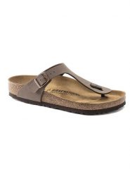Birkenstock Japonki "Gizeh" w kolorze brązowym rozmiar: 39. Brązowe klapki damskie Birkenstock, bez wzorów, z otwartym noskiem, bez obcasa, bez zapięcia. Za 408.49 zł.