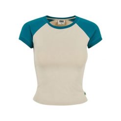 Koszulka retro court damska strecz Koszulka Urban Classics Organic. Białe koszulki sportowe damskie Urban Classics, bez wzorów, bez ramiączek. Za 152.50 zł.