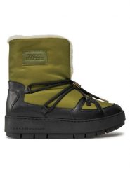 Tommy Hilfiger Śniegowce Tommy Essential Snowboot FW0FW07504 Zielony. Zielone śniegowce damskie Tommy Hilfiger, z materiału. Za 369.99 zł.