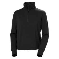 Bluza damska Helly Hansen Versalite Cinched Fleece. Czarne bluzy damskie Helly Hansen, s, bez wzorów, z elastanu, bez kaptura. Za 331.50 zł.
