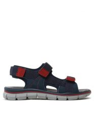 Primigi Sandały 3896200 S Granatowy. Niebieskie sandały chłopięce Primigi, ze skóry, bez zapięcia. Za 379.99 zł.