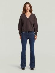 G-Star Bluza w kolorze brązowym rozmiar: L. Brązowe bluzy damskie G-Star, l, bez wzorów, z bawełny, bez kaptura. Za 168.46 zł.