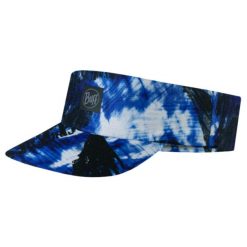 Czapka z daszkiem dla dorosłych Buff Pack Speed Visor. Niebieskie czapki z daszkiem damskie Buff, bez wzorów, z elastanu. W wyprzedaży za 77.94 zł.