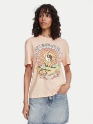 Billabong T-Shirt In The Balance EBJZT00420 Pomarańczowy Regular Fit. Brązowe t-shirty damskie Billabong, s, bez wzorów, z bawełny, bez kołnierzyka. Za 139.99 zł.