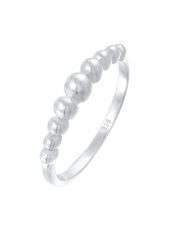 Elli Damski pierścionek do łączenia Ball Dots Optik Blogger Trend w srebrze 925 Sterling Silver Pierścionki 1 ct. Szare pierścionki damskie Elli, srebrne. Za 208.99 zł.