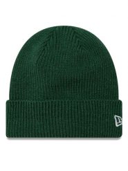 New Era Czapka Wool Cuff Knit Beanie 60424811 Zielony. Zielone czapki damskie New Era, na zimę, bez wzorów, z materiału. Za 99.99 zł.