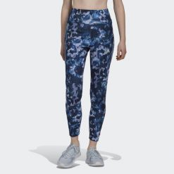 Legginsy adidas AeroReady Designed To Move W GS6350. Fioletowe legginsy damskie Adidas, xs, bez wzorów, na jogę i pilates. Za 80.00 zł.
