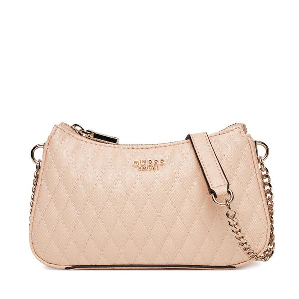 Torebka Guess. Czerwone listonoszki damskie Guess, z aplikacjami, bez dodatków. Za 269.99 zł.