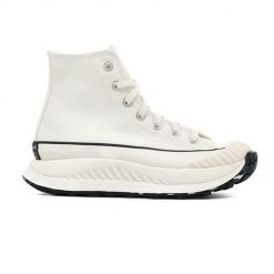 Buty do chodzenia damskie Converse Chuck 70 Atcx HI. Białe obuwie sportowe casual damskie Converse, z bawełny, trekkingowe. Za 299.00 zł.