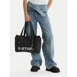 Torebka G-Star Raw. Czarne shopper bag G-Star Raw, bez wzorów, bez dodatków. Za 199.99 zł.