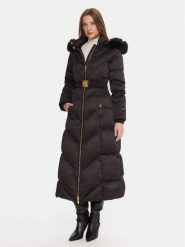 Marciano Guess Płaszcz zimowy 5BGL39 7374A Czarny Regular Fit. Czarne płaszcze damskie Marciano Guess, na zimę, z aplikacjami, z syntetyku, bez kaptura. Za 1,409.00 zł.