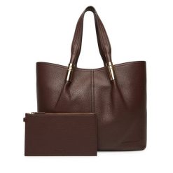 Torebka Elisabetta Franchi. Brązowe torebki klasyczne damskie Elisabetta Franchi, bez dodatków. Za 1,909.00 zł.