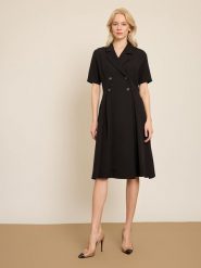 BGN Sukienka w kolorze czarnym rozmiar: 34. Czarne sukienki damskie BGN, bez wzorów, bez ramiączek. Za 165.99 zł.