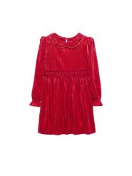 Abel & Lula Sukienka elegancka 5530 Czerwony Regular Fit. Czerwone sukienki dziewczęce Abel & Lula, bez wzorów, z syntetyku, bez ramiączek. Za 339.99 zł.