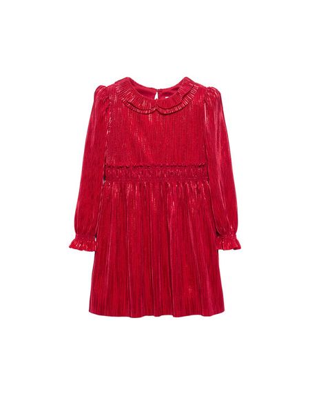 Abel & Lula Sukienka elegancka 5530 Czerwony Regular Fit. Czerwone sukienki dziewczęce Abel & Lula, bez wzorów, z syntetyku, bez ramiączek. Za 339.99 zł.