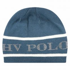 Kapelusz damski HV Polo Alice. Niebieskie kapelusze damskie HV POLO, bez wzorów, z dzianiny, eleganckie. Za 231.50 zł.