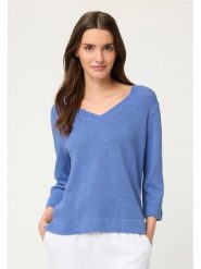 Olsen Sweter w kolorze niebieskim rozmiar: 44. Niebieskie swetry klasyczne damskie Olsen, bez kołnierzyka. Za 139.95 zł.