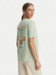 ONLY T-Shirt Lucy 15367829 Zielony Regular Fit. Zielone t-shirty damskie Only, s, bez wzorów, z bawełny, bez kołnierzyka. Za 89.99 zł.