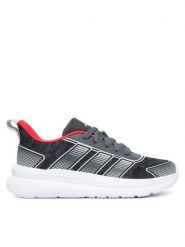 Adidas Sneakersy Tensaur Run 4.0 Shoes Junior KI0104 Szary. Szare buty sportowe chłopięce Adidas, z materiału, bez zapięcia. Za 179.99 zł.