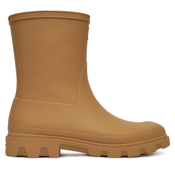 Kalosze Hunter. Brązowe kalosze damskie Hunter, bez wzorów. Za 229.99 zł.