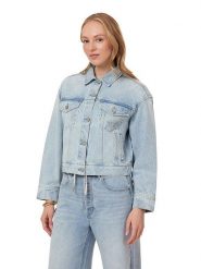 Scotch & Soda Kurtka dżinsowa w kolorze błękitnym rozmiar: XL. Niebieskie kurtki damskie Scotch & Soda, xl, bez wzorów, z bawełny, bez kaptura. Za 248.27 zł.