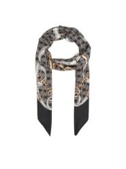 Guess Chusta AW5412 POL03 Czarny. Czarne chusty damskie Guess, z aplikacjami, z poliesteru. Za 139.99 zł.