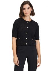 Vera Mont Kardigan w kolorze czarnym rozmiar: S. Czarne kardigany damskie Vera Mont, s, bez wzorów. Za 140.20 zł.