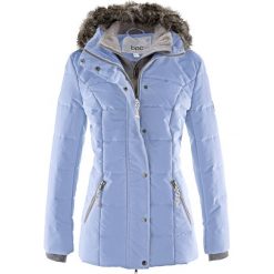 Kurtka zimowa 2 w 1. Czarne kurtki damskie bonprix, na zimę, bez wzorów, z kapturem. Za 219.99 zł.