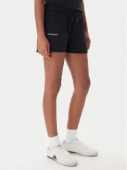 Kappa Szorty sportowe Fefra 351K2RW Czarny Regular Fit. Czarne spodenki sportowe damskie Kappa, l, bez wzorów, z bawełny. Za 99.99 zł.