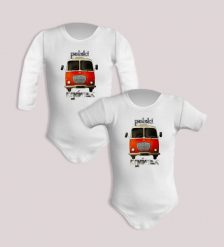 Ogórek — body (Rozmiar: 9M; Długość rękawa: krótki; Rodzaj nadruku: Ogórek). Body niemowlęce nikiniki, bez wzorów, z bawełny, bez kołnierzyka, bez ramiączek. Za 59.00 zł.