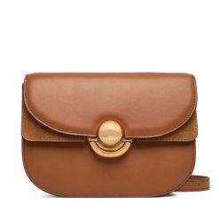 Torebka Furla. Brązowe listonoszki damskie Furla, bez wzorów, bez dodatków. Za 1,859.00 zł.