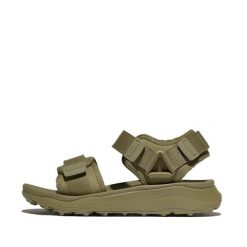 Sandały damskie FitFlop Neo-D-Hyker (Xt). Zielone sandały damskie Flip Flop, bez wzorów, bez obcasa, bez zapięcia. Za 547.50 zł.
