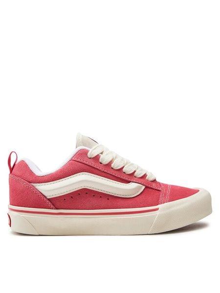 Vans Tenisówki Knu Skool VN0009QCBJ11 Różowy. Czerwone obuwie sportowe damskie Vans, bez wzorów, z materiału, bez zapięcia. Za 221.99 zł.