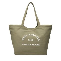 Torebka KARL LAGERFELD. Brązowe shopper bag KARL LAGERFELD, bez dodatków. Za 219.99 zł.