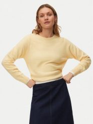 Vero Moda Sweter Doffy 10201022 Żółty Regular Fit. Żółte swetry klasyczne damskie Vero Moda, m, z syntetyku, bez kołnierzyka. Za 119.99 zł.