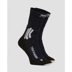 Skarpety trekkingowe X-Socks Trek X Merino 4.0. Białe skarpetki damskie X BIONIC, bez wzorów, z wełny. W wyprzedaży za 126.00 zł.