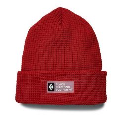 Czapka zimowa unisex Black Diamond Double Waffle Beanie. Czarne czapki damskie Black Diamond, na zimę, bez wzorów. Za 114.99 zł.