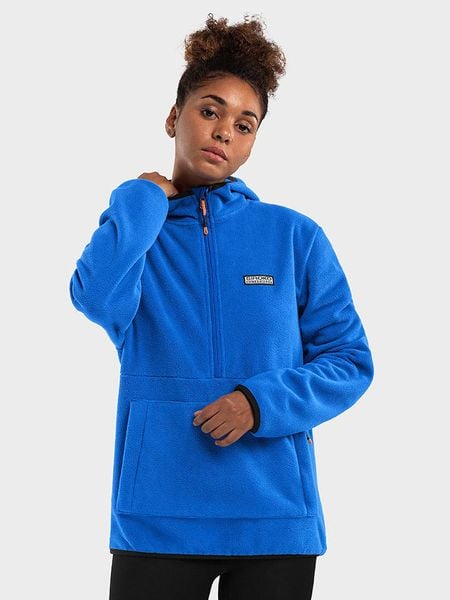 Siroko Bluza polarowa "Montreux" w kolorze czarnym rozmiar: L. Niebieskie bluzy damskie SIROKO, l, bez wzorów, z polaru, bez kaptura. Za 180.49 zł.