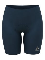 Odlo Szorty kolarskie "Essentials" w kolorze granatowym rozmiar: XS. Niebieskie spodenki sportowe damskie ODLO, xs, bez wzorów, z materiału, rowerowe. Za 136.13 zł.