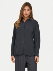 JDY Koszula Kenta 15268316 Czarny Regular Fit. Czarne koszule damskie JDY, s, bez wzorów, z syntetyku, bez kołnierzyka, bez ramiączek. Za 69.99 zł.