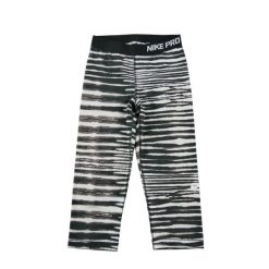 Damskie legginsy Nike Pro w kolorze brązowym. Brązowe legginsy sportowe damskie Nike, l, bez wzorów, na jogę i pilates. Za 85.16 zł.